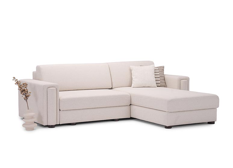 Narożnik Masetra z funkcją spania i pojemnikami